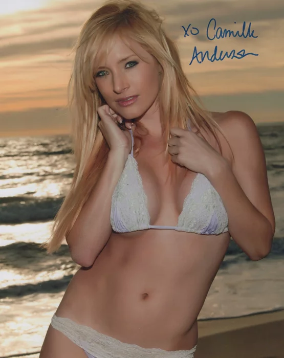 Camille Anderson autograph