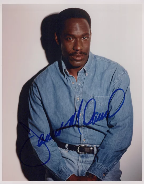 James McDaniel autograph
