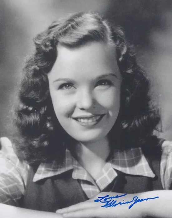 Gloria Jean autograph