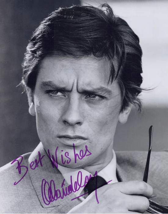 Alain DeLon autograph