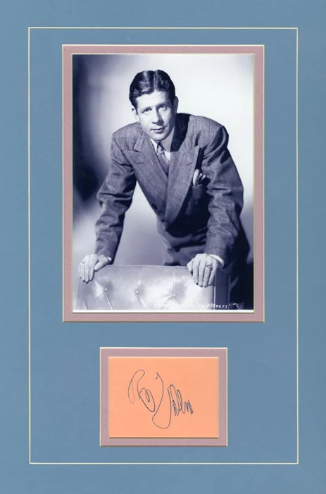 Rudy Vallee autograph
