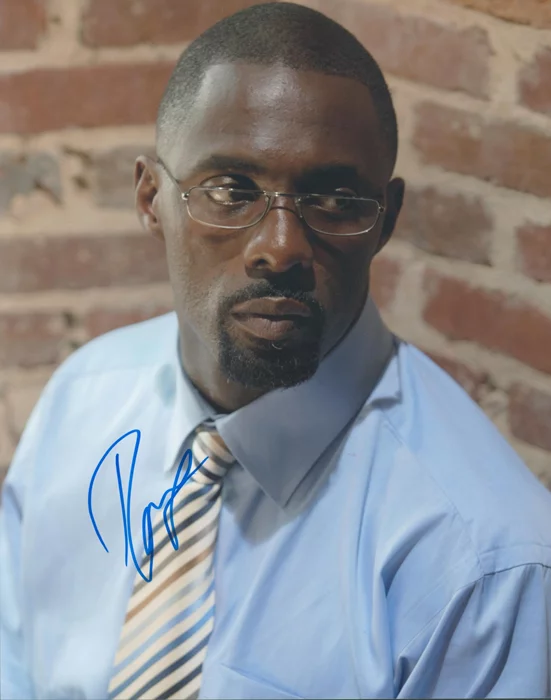 Idris Elba autograph