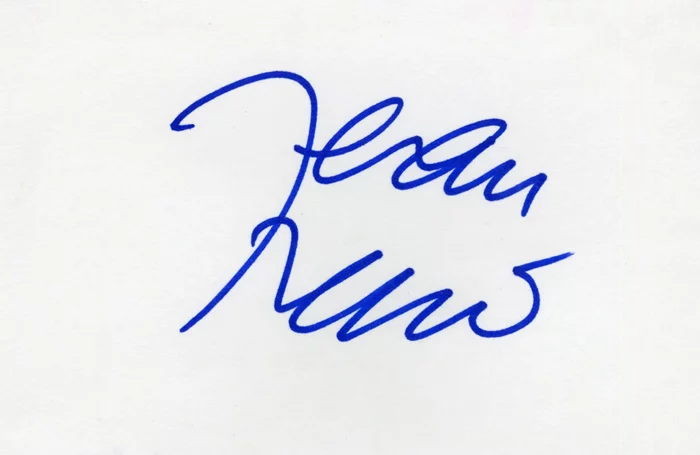 Jean Reno autograph