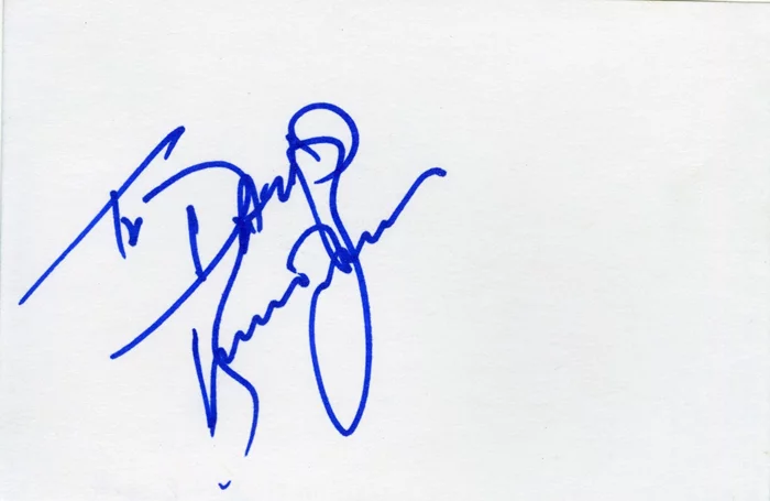 Kurt Russell autograph