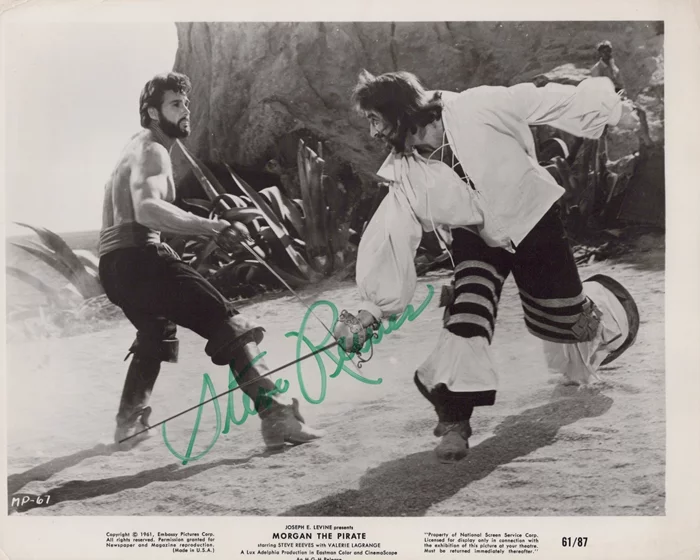 Steve Reeves autograph