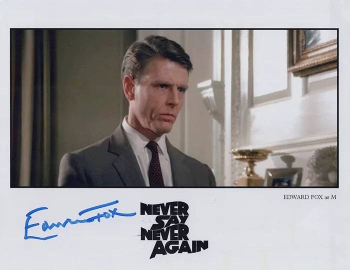 Edward Fox autograph