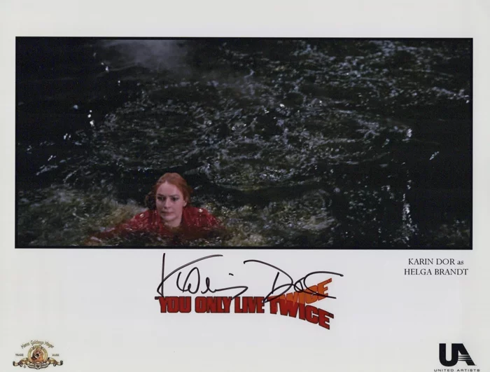 Karin Dor autograph