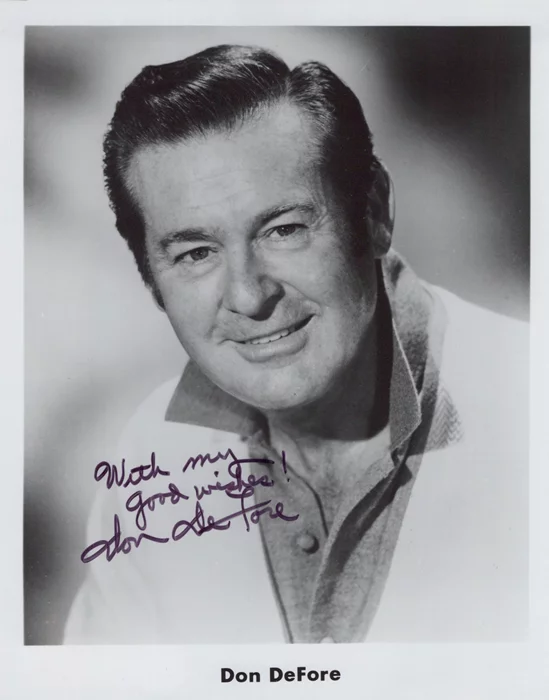 Don DeFore autograph