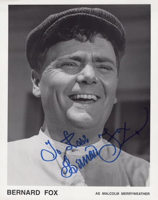 Bernard Fox autograph