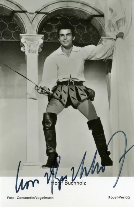 Horst Buchholz autograph