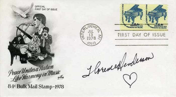 Florence Henderson autograph