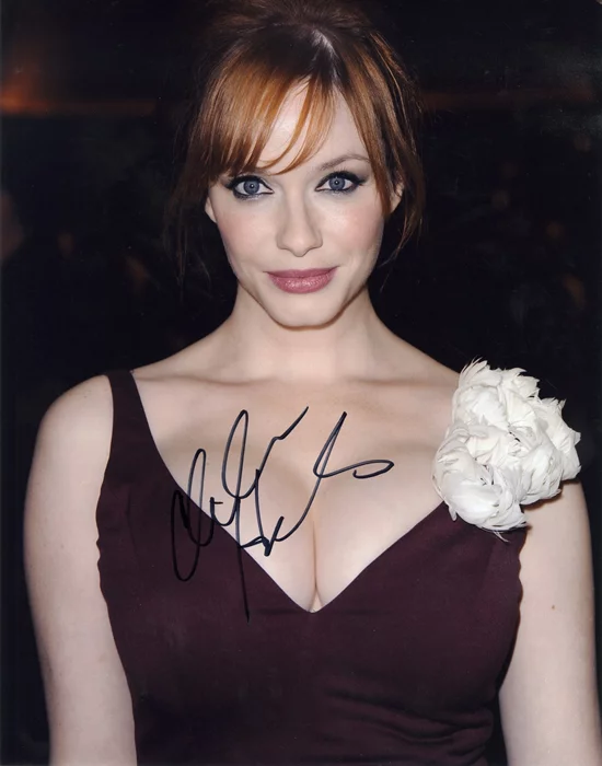 Christina Hendricks autograph