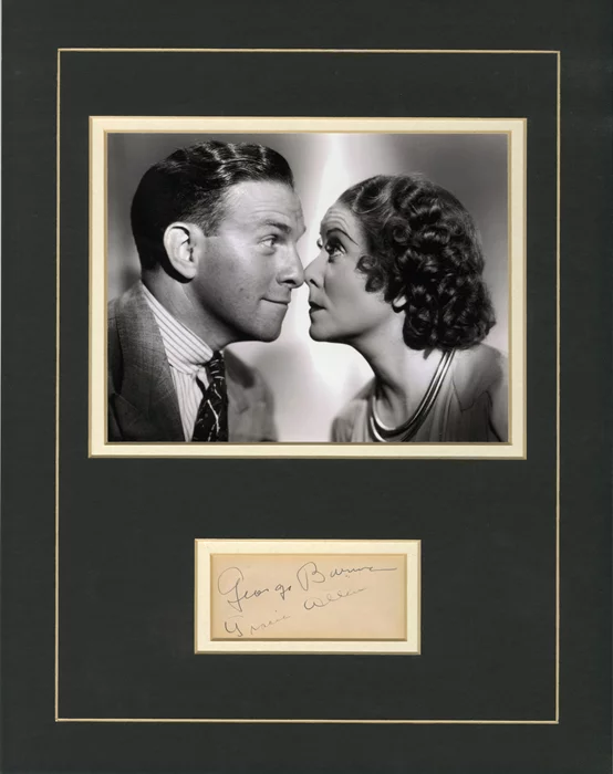 Burns and Allen autograph