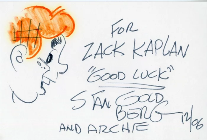 Stan Goldberg autograph