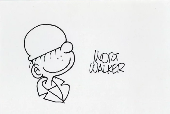 Mort Walker autograph