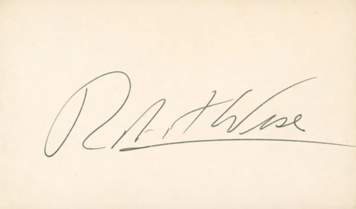 Robert Wise autograph