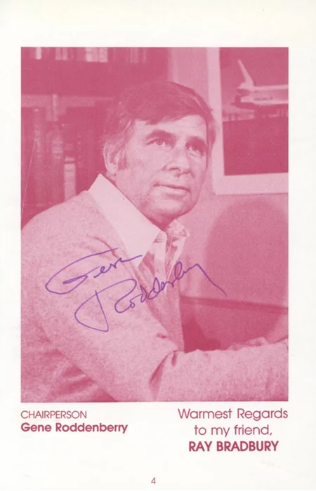 Gene Roddenberry autograph