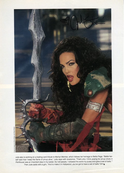 Julie Strain autograph