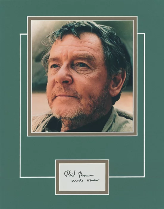 Phil Brown autograph