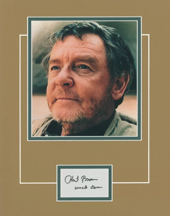 Phil Brown autograph