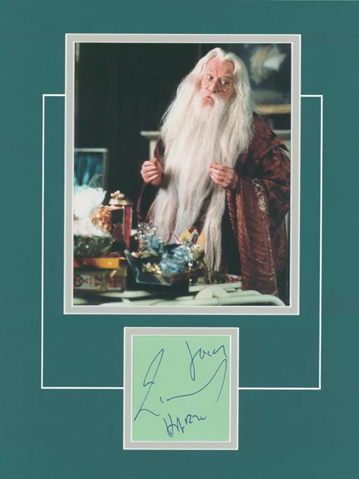 Richard Harris autograph