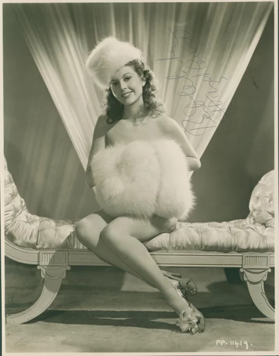 Hazel Court autograph
