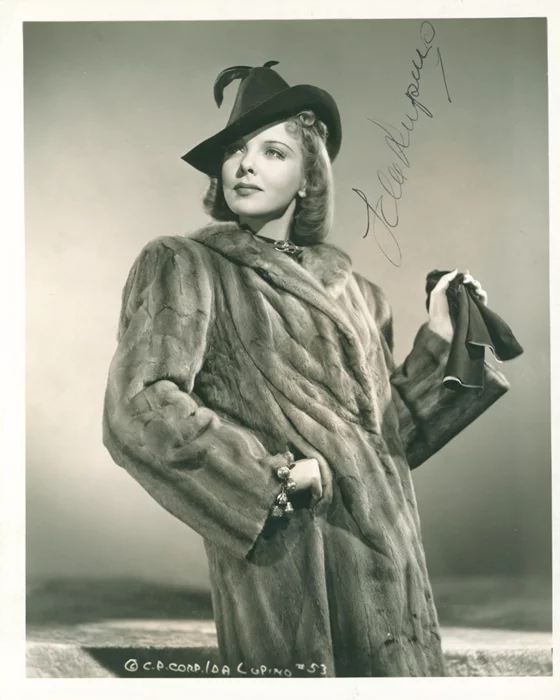 Ida Lupino autograph