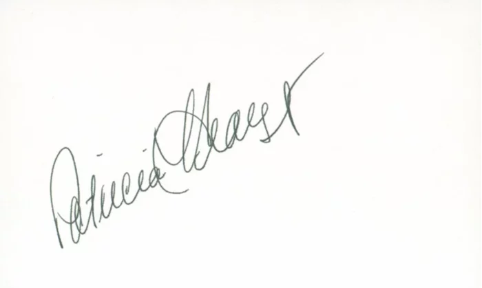 Patricia Hearst autograph