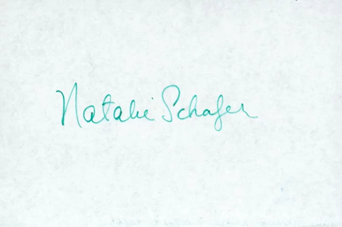 Natalie Schafer autograph