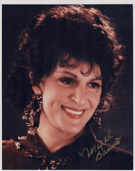 Majel Barrett autograph