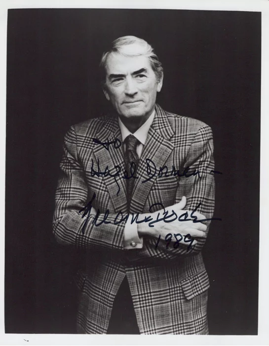 Gregory Peck autograph