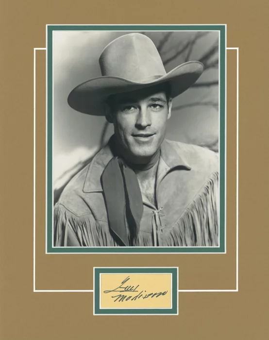 Guy Madison autograph