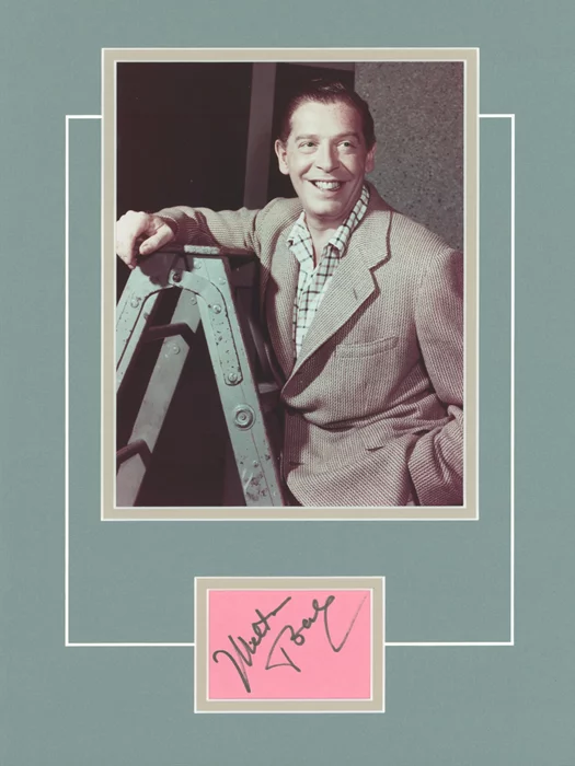 Milton Berle autograph