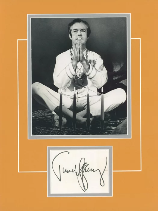 Timothy Leary autograph