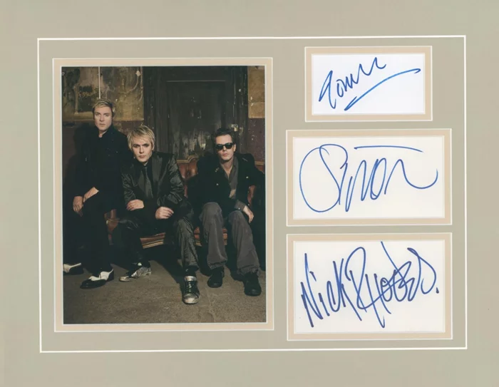 Duran Duran autograph