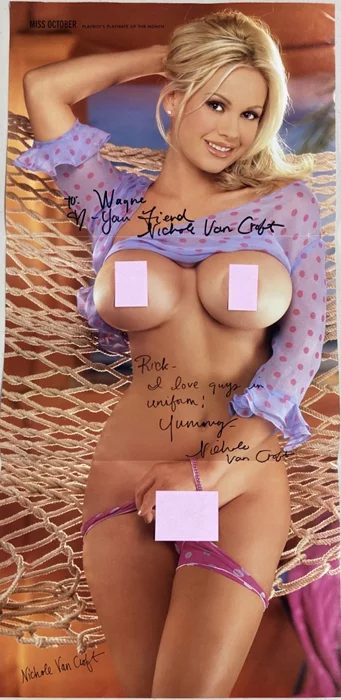 Nichole Van Croft autograph