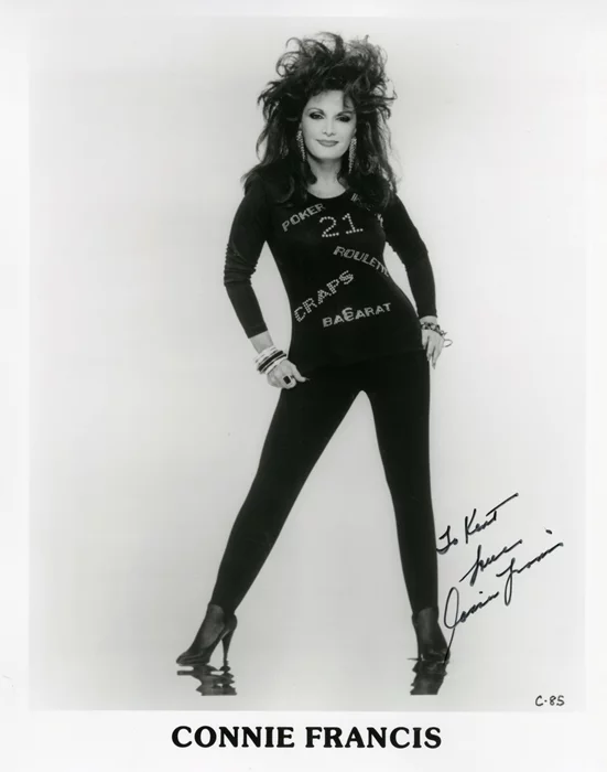 Connie Francis autograph