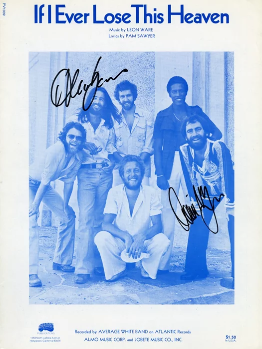 Average White Band autograph