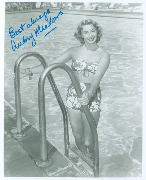 Audrey Meadows autograph