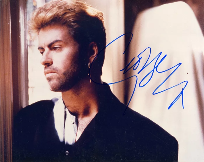George Michael autograph