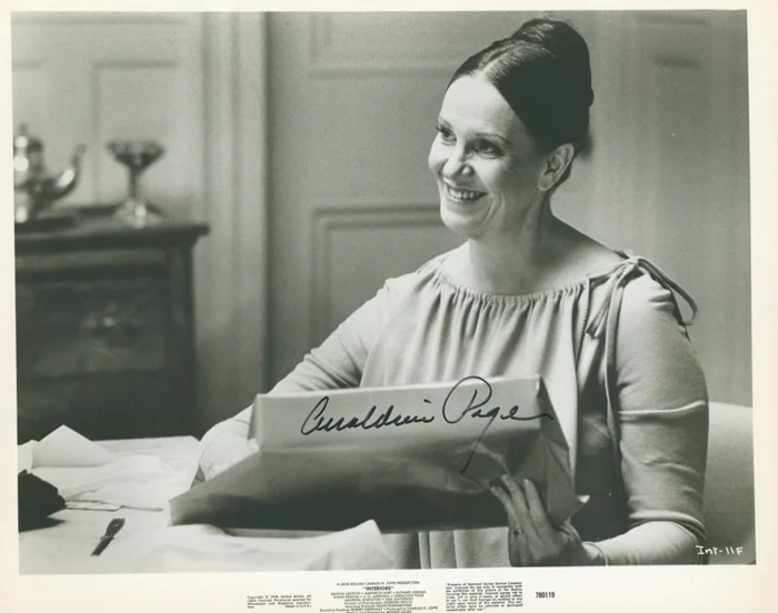 Geraldine Page autograph