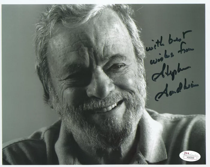 Stephen Sondheim autograph