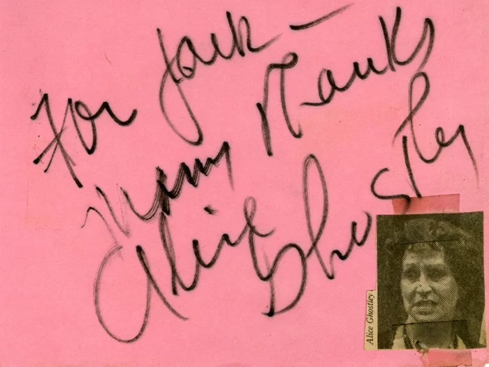 Alice Ghostley autograph