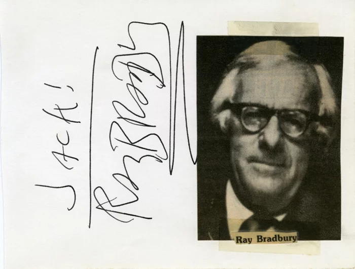 Ray Bradbury autograph
