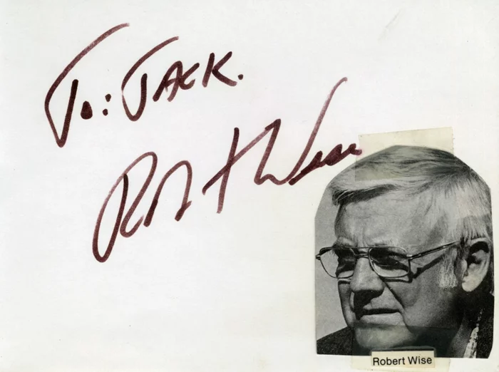 Robert Wise autograph