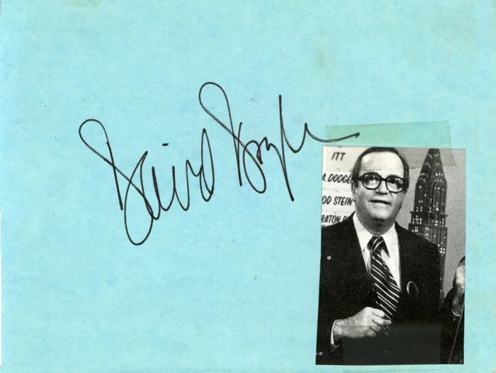 David Doyle autograph