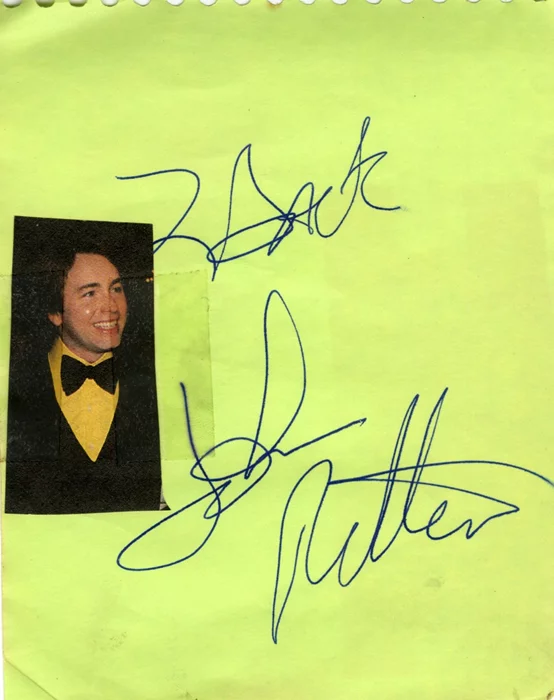 John Ritter autograph