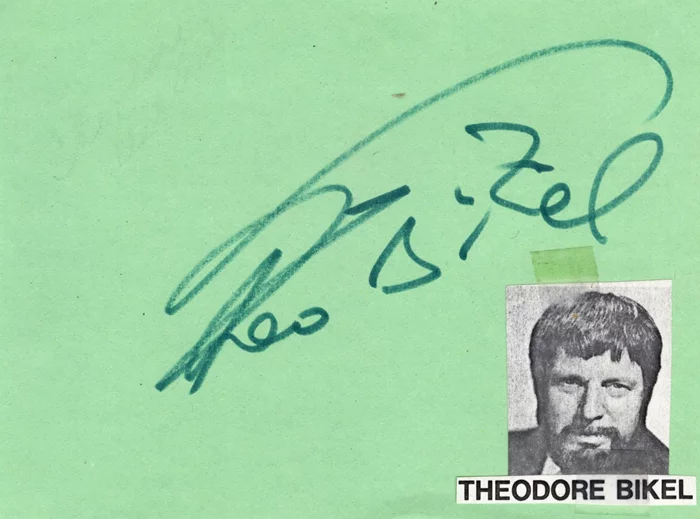 Theodore Bikel autograph