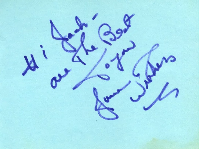 Jane Withers autograph