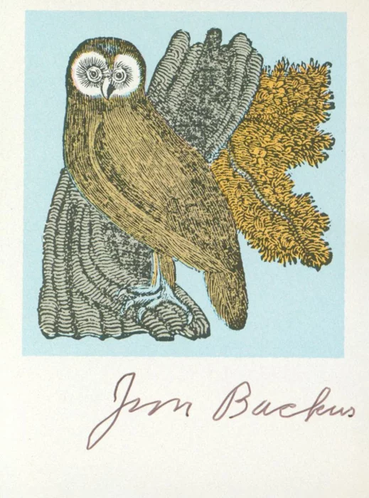 Jim Backus autograph
